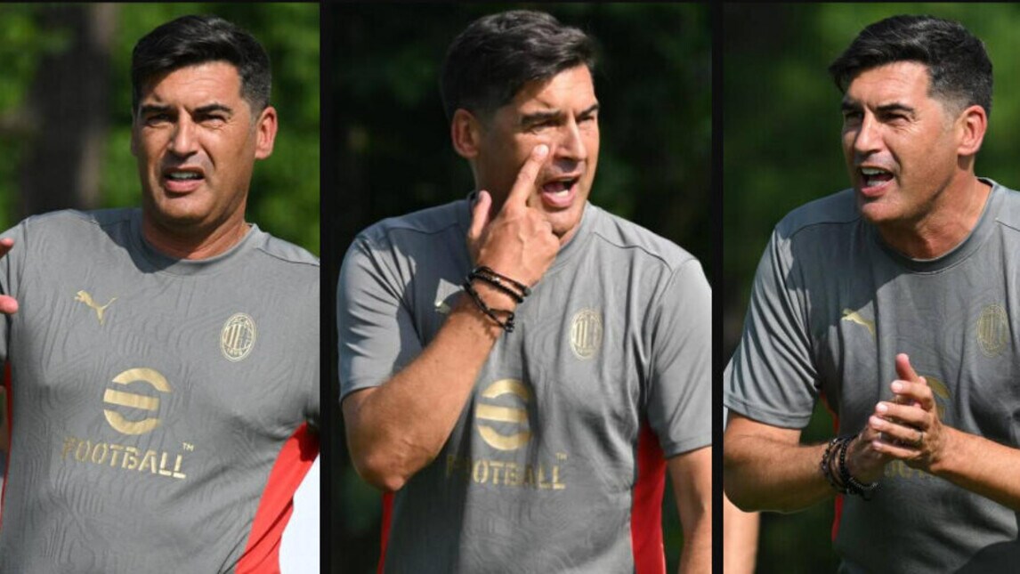 Milan, Paulo Fonseca dirige il primo allenamento