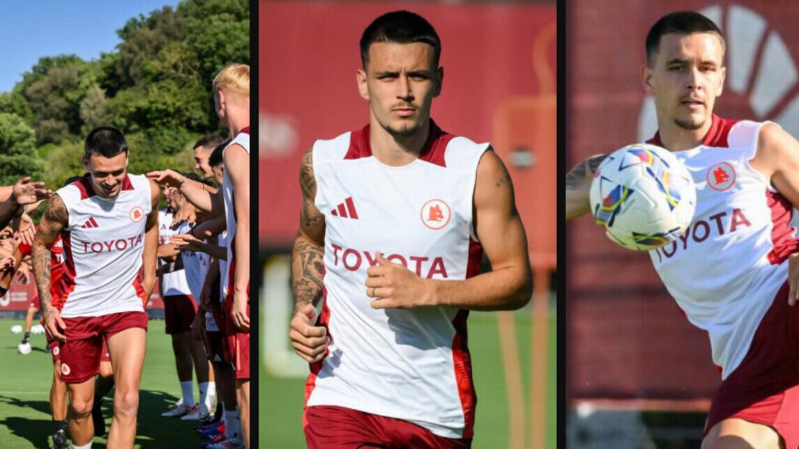 Roma, primo allenamento a Trigoria per Le Fée