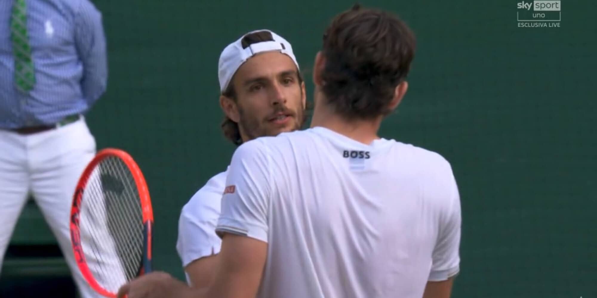 La frase di Musetti a Fritz a rete dopo la vittoria a Wimbledon