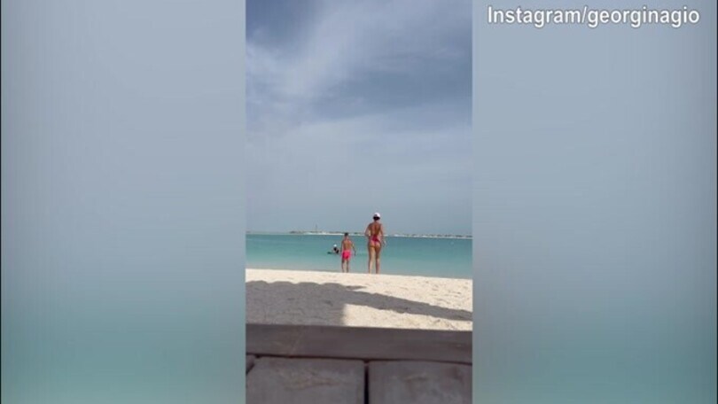 Vacanza in famiglia per Georgina Rodriguez e CR7