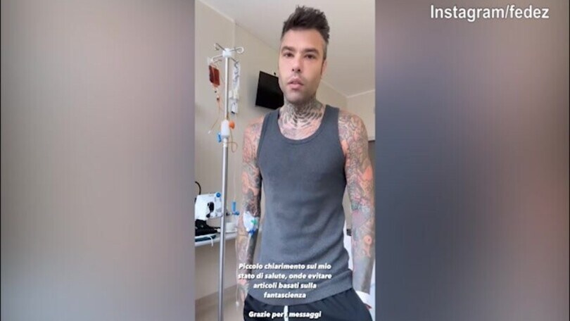 Fedez chiarisce: "Nessun ricovero per alcool o droghe"