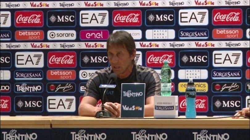 Conte su Osimhen: "È del Napoli e deve avere il giusto atteggiamento"