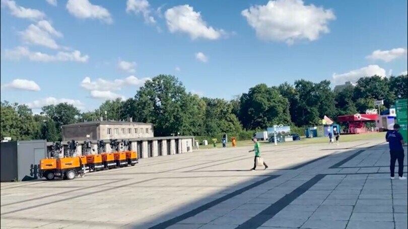 L'Olympiastadion è pronto per Spagna-Inghilterra