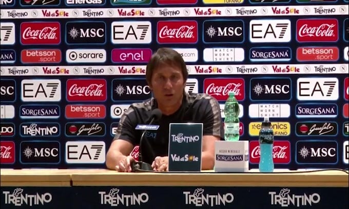 Conte su Di Lorenzo e Kvaratskhelia: "É stato bravo il club"