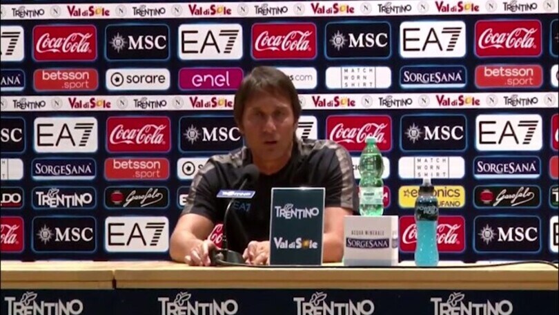 Conte su Di Lorenzo e Kvaratskhelia: "É stato bravo il club"