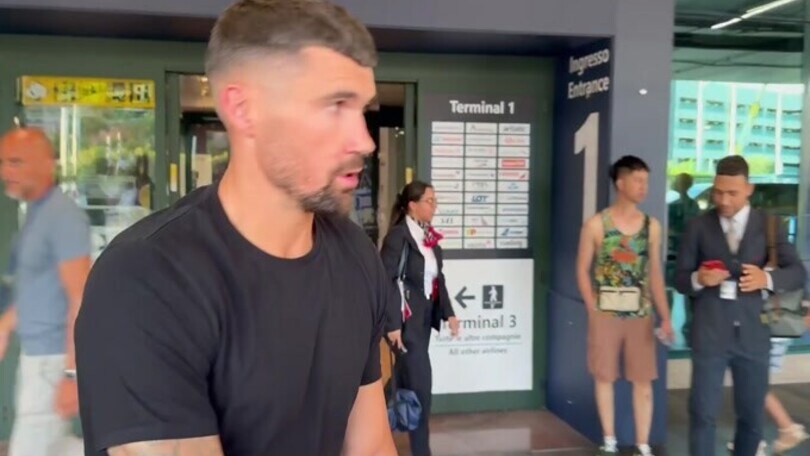 Roma, l'arrivo di Ryan a Fiumicino