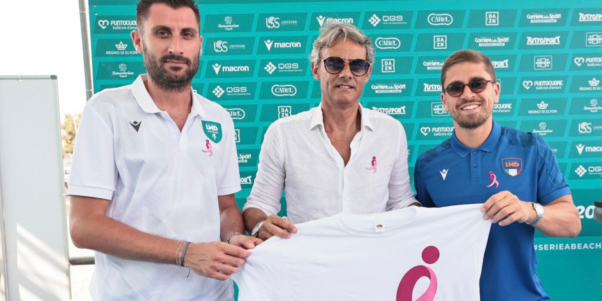 Beach soccer, in campo per la prevenzione