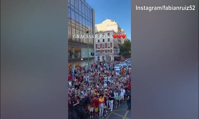 Euro 2024, Madrid e la Spagna in festa