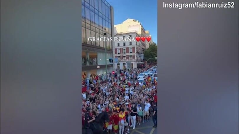 Euro 2024, Madrid e la Spagna in festa