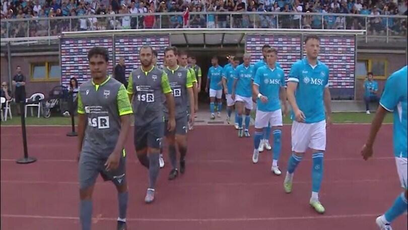 Napoli, poker nella prima amichevole di Conte: 4-0 all'Anaune