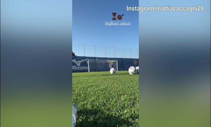 Lazio, cecchino Zaccagni: che gol su punizione!
