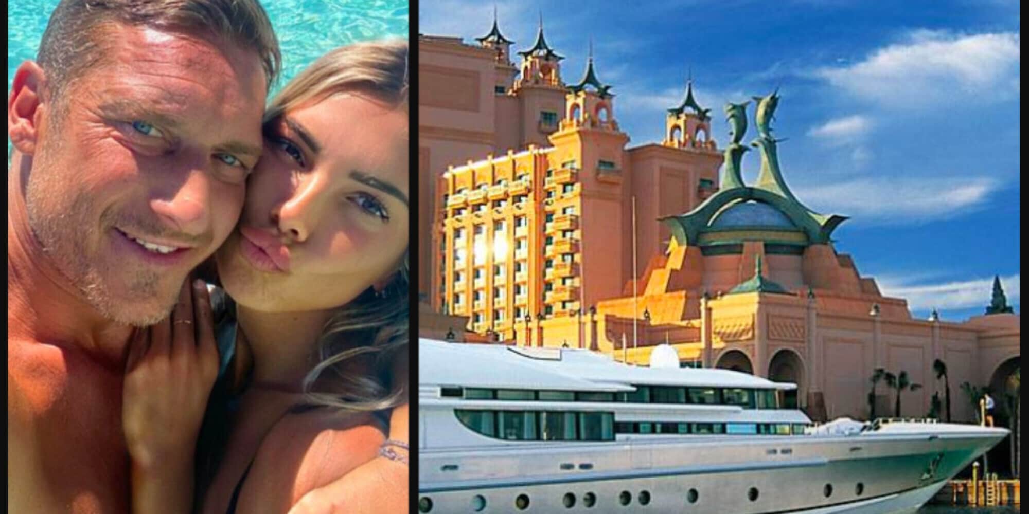 Totti e Noemi nel resort da sogno alle Bahamas: quanto costa una notte