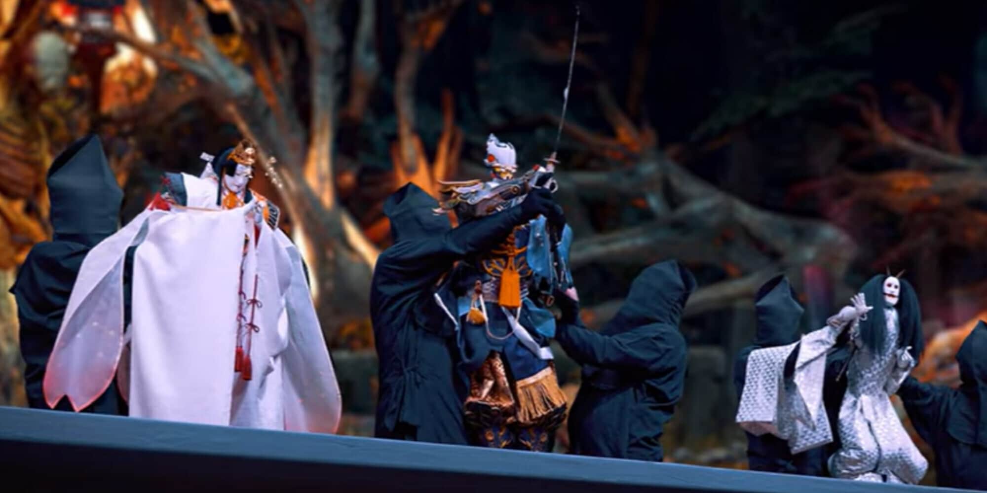 Uno spettacolo di teatro tradizionale giapponese fa da prequel a Path of the Goddess