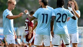 Lazio, superato 3-1 il Trapani. Napoli: Osimhen in gruppo