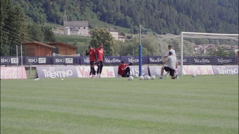 Napoli, Osimhen in campo con la squadra