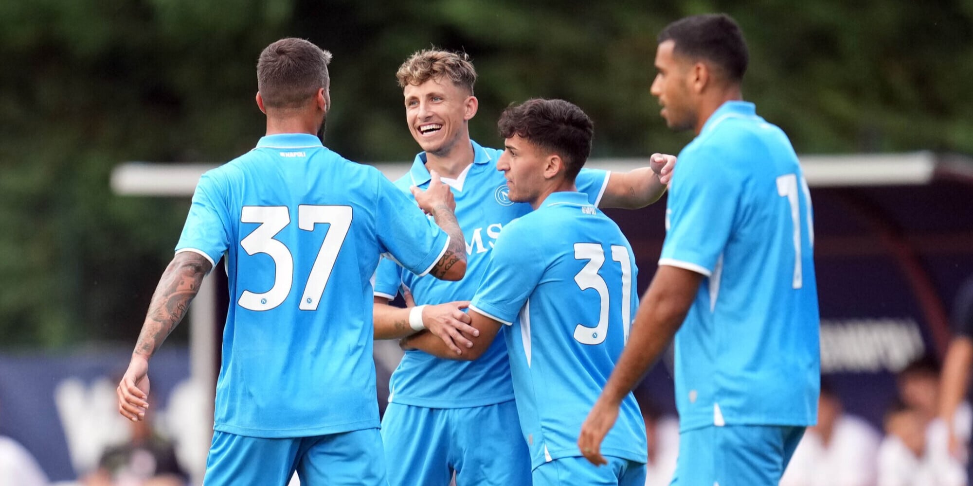 Napoli-Mantova 3-0: tris azzurro nell'ultimo test a Dimaro, ma Simeone va ko
