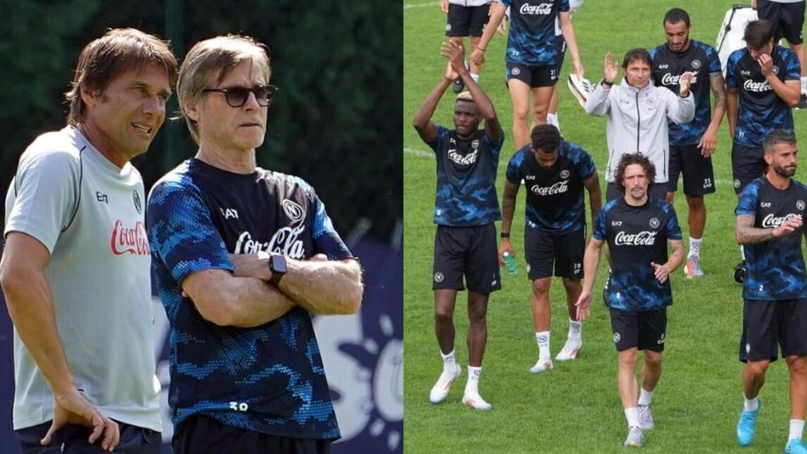 Napoli, le FOTO dell'ultimo allenamento a Dimaro