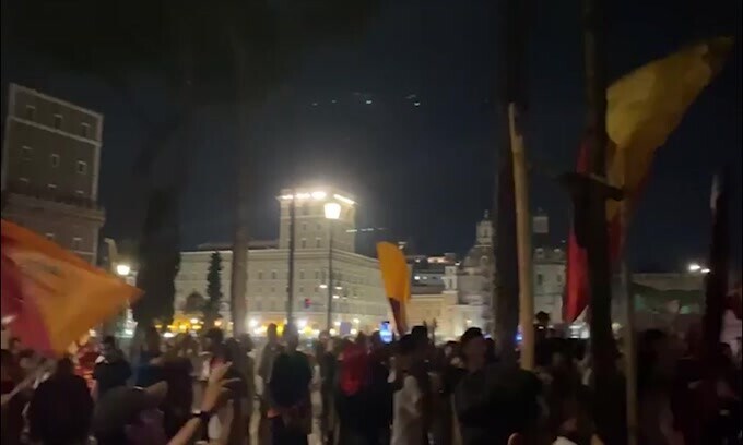 Festa della Roma, presenti migliaia di tifosi