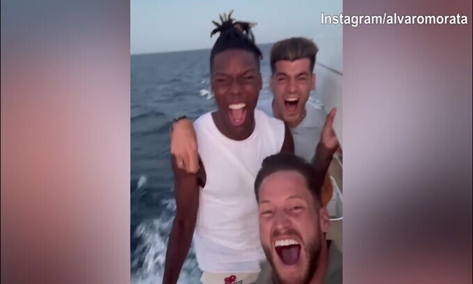 Milan, guarda Morata come si diverte con Nico Williams e Alex Remiro