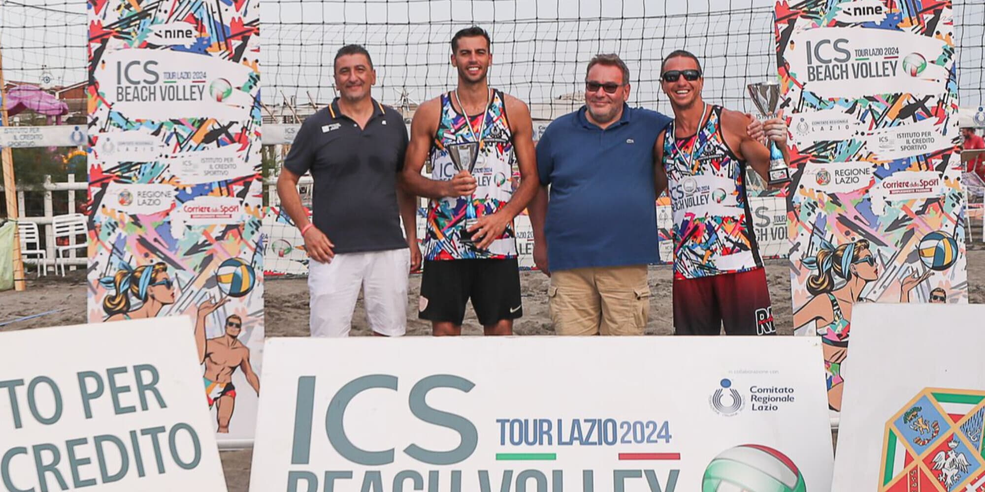 ICS Beach Volley Tour Lazio: Pratesi-Toti e Colaberardino-Borraccino sono i nuovi campioni regionali