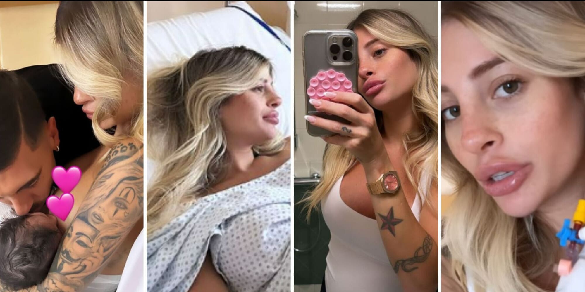 Chiara Nasti in sala parto con la piega perfetta: la replica alle critiche