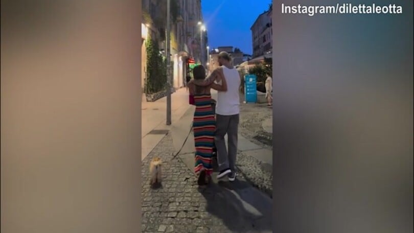 Diletta Leotta e Karius, bacio a Milano