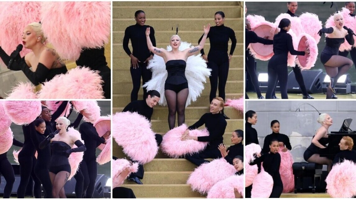 Olimpiadi 2024, Lady Gaga fa impazzire Parigi: tutte le foto dello show
