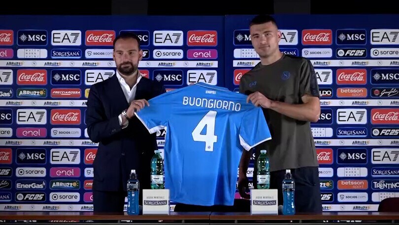 Buongiorno si presenta al Napoli: la conferenza stampa