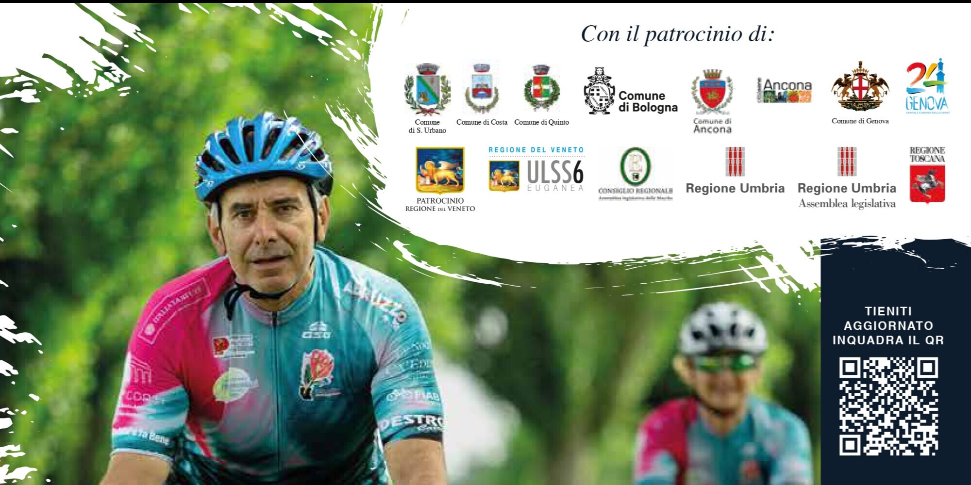 Genova traguardo di 'Pedalando, Movimento di Resistenza al Parkinson'