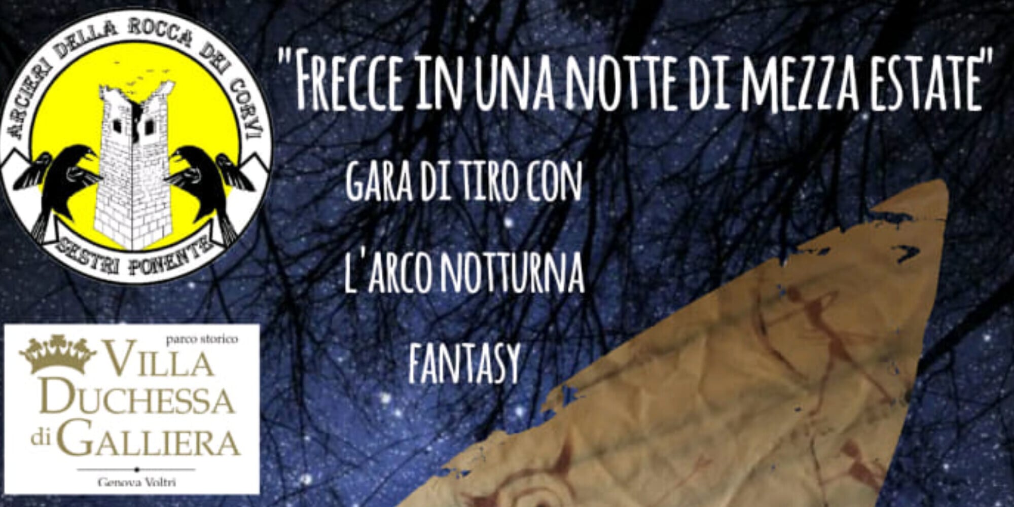 A Voltri sabato “Frecce in una notte di mezza estate”