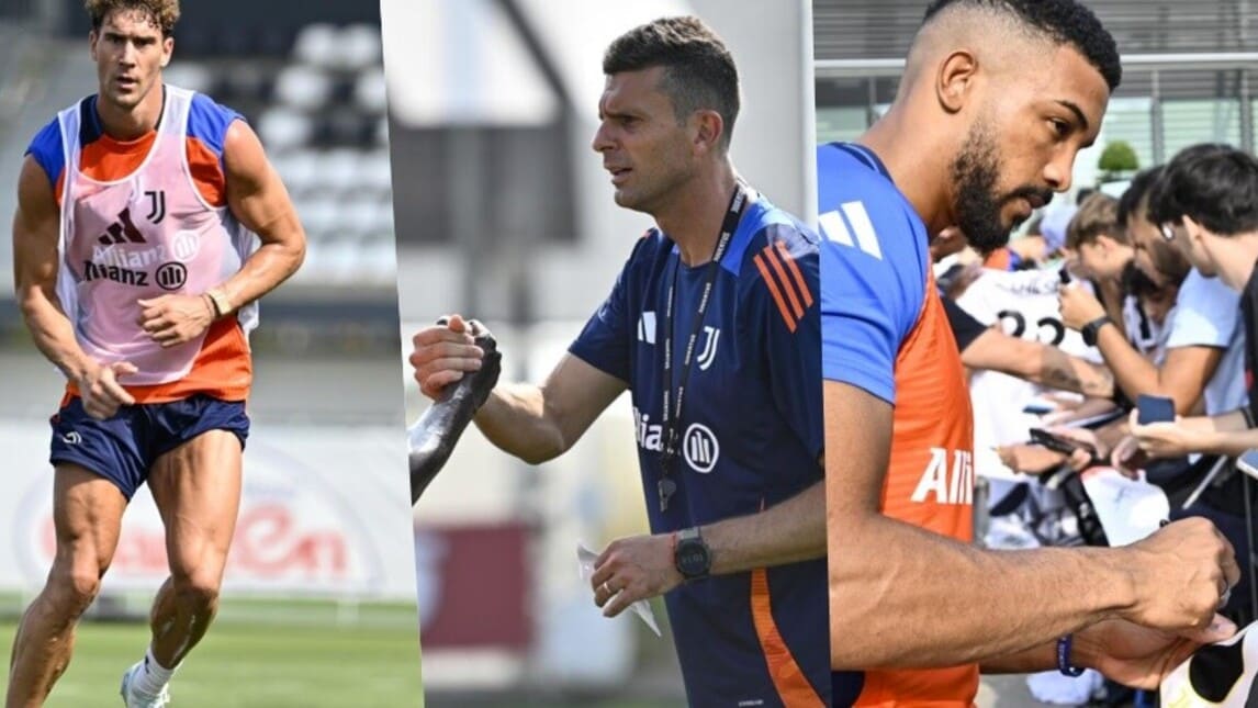 Juve, selfie e allenamento: tutti agli ordini di Thiago Motta