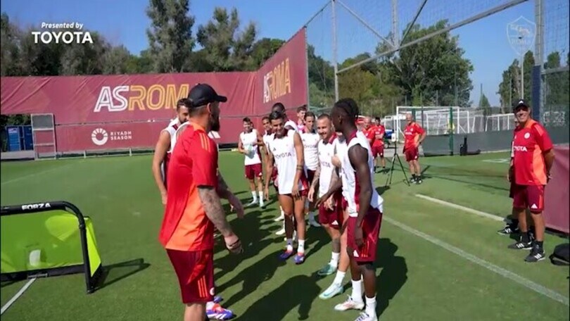 Roma, prime magie in allenamento per Soulè