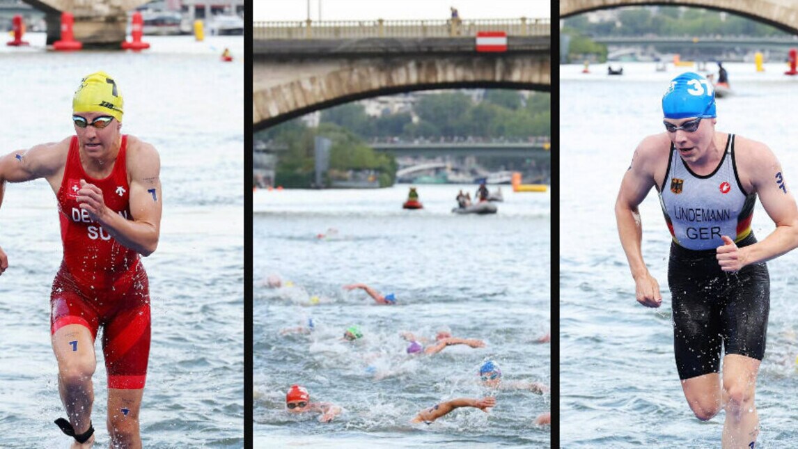 Triathlon, gli atleti si tuffano nella Senna!