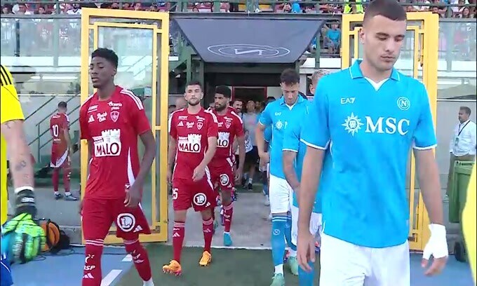 Napoli-Brest 1-0, gol di Raspadori: gli highlights