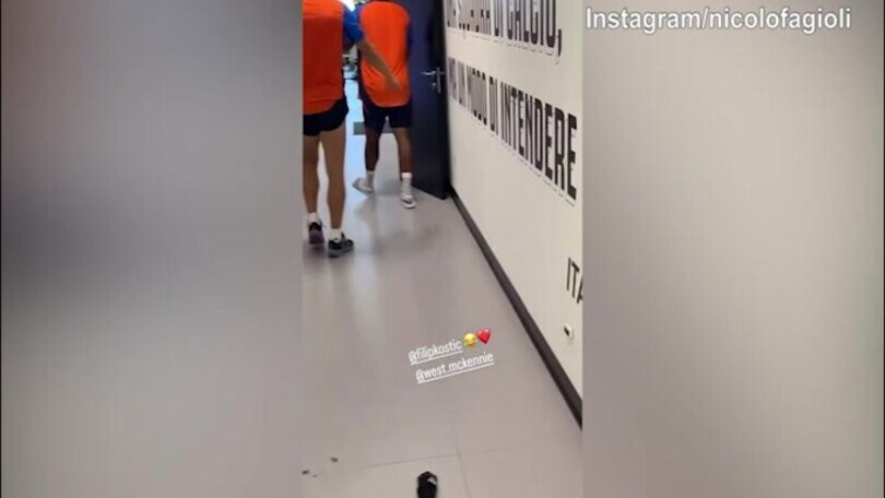 Juve, Fagioli provoca Kostic: il serbo reagisce così....