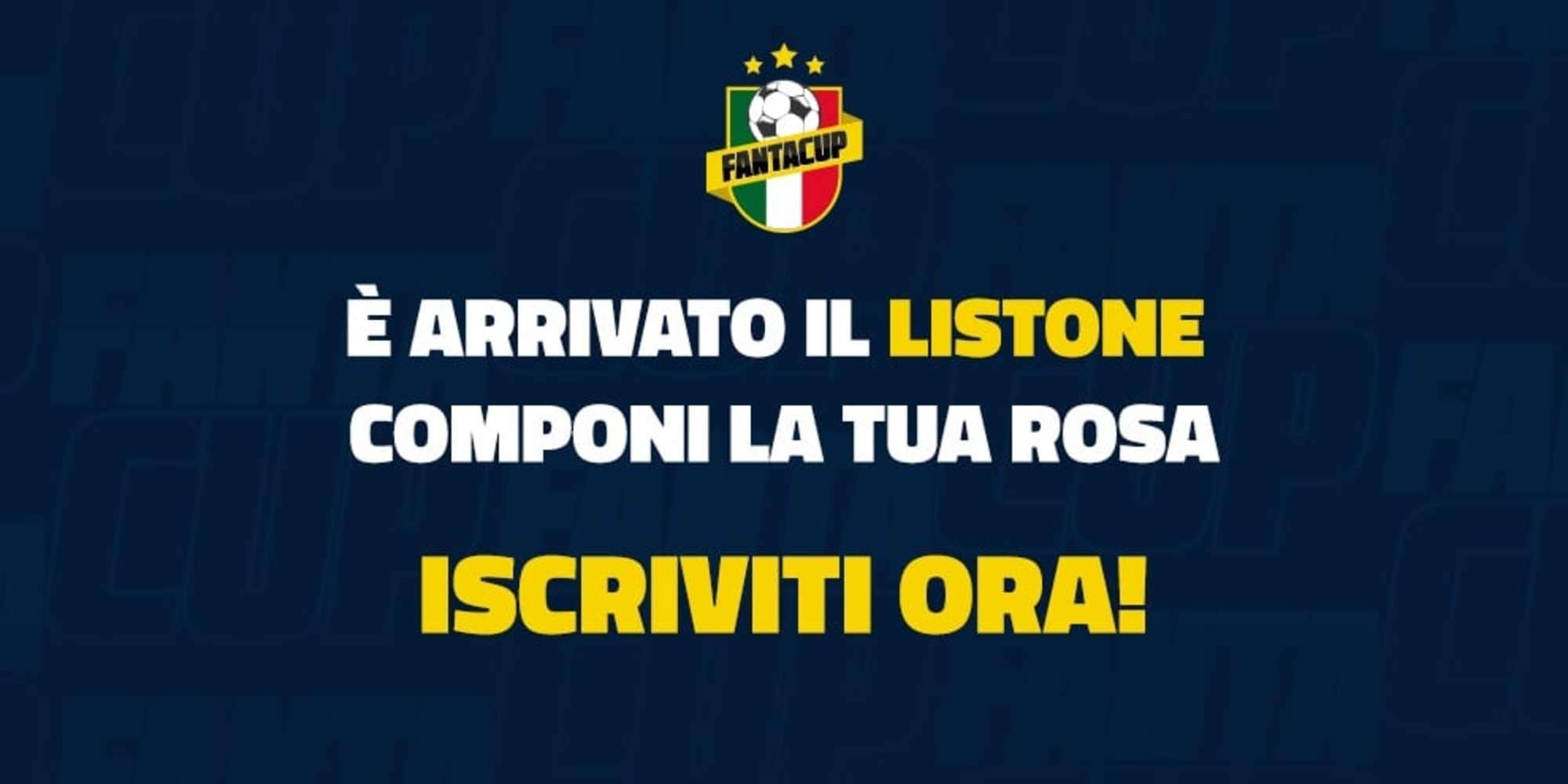 Fantacup, ecco il listone Fantacalcio® con tutti i giocatori e le quotazioni