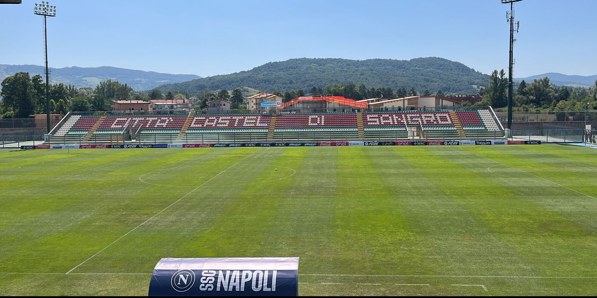 Napoli, imprevisto in allenamento: chiusi i Distinti per un alveare