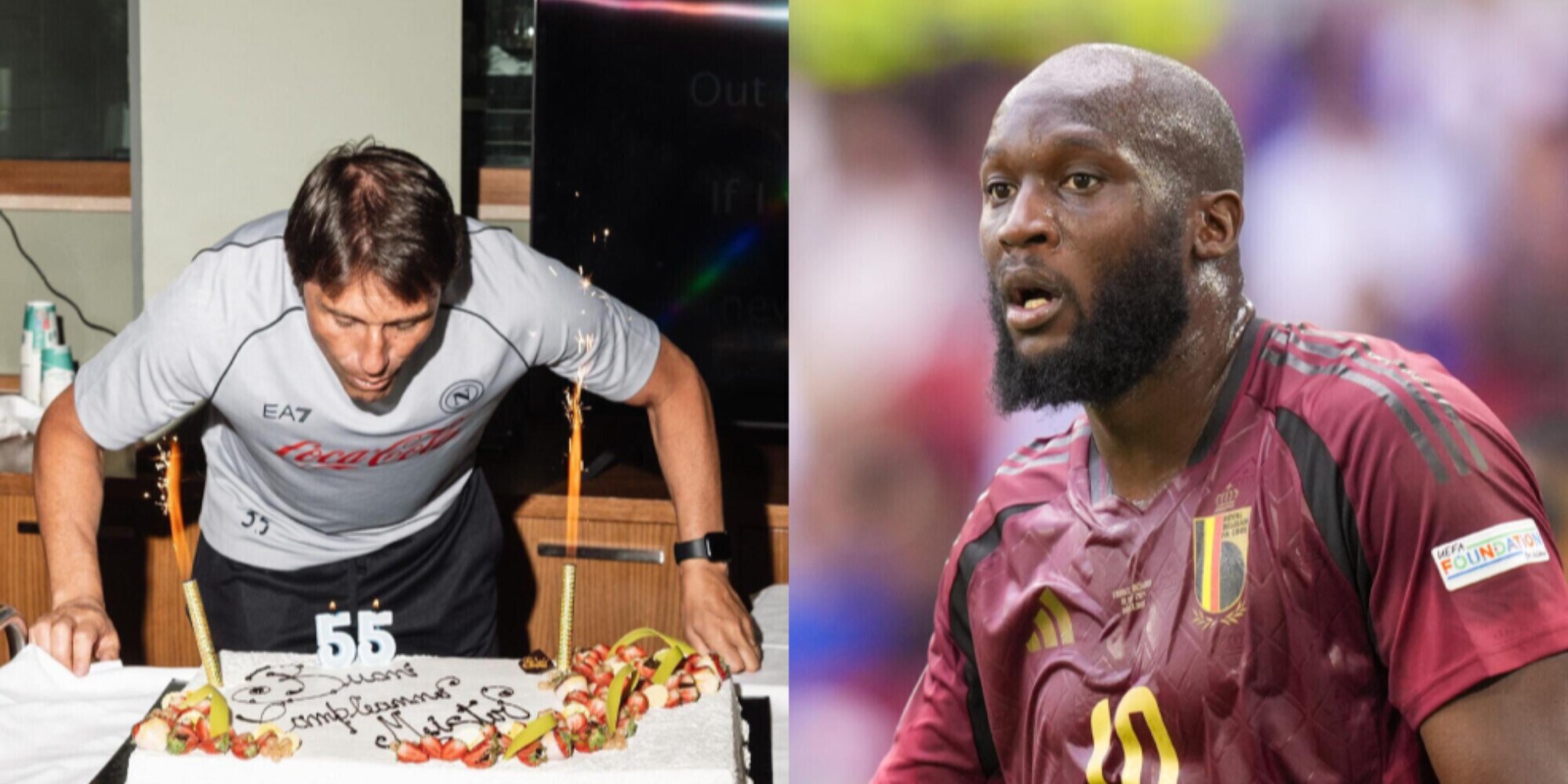 Conte compie 55 anni: sui social c’è anche il like di Lukaku