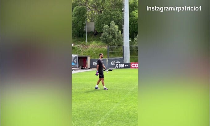 Futuro da definire, Rui Patricio si allena