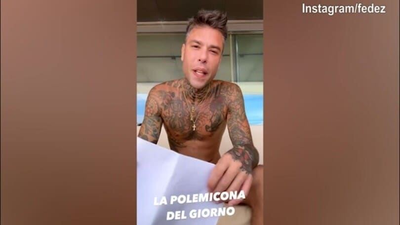 Fedez sbotta, ennesima polemica contro i giornalisti