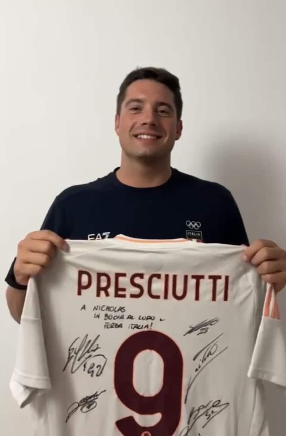 Presciutti, il video della sorpresa della Roma