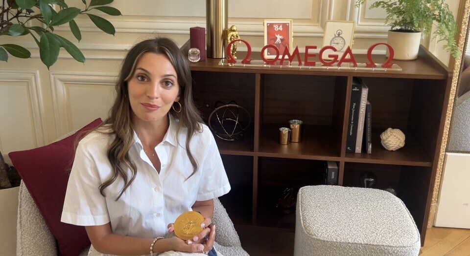 Rossella Fiamingo dice tutto insieme alla sua medaglia d'oro
