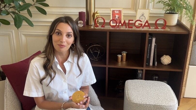 Rossella Fiamingo dice tutto insieme alla sua medaglia d'oro
