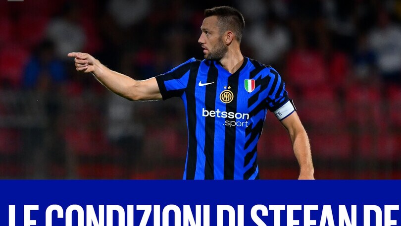 Inter, stop per De Vrij: risentimento muscolare al bicipite femorale