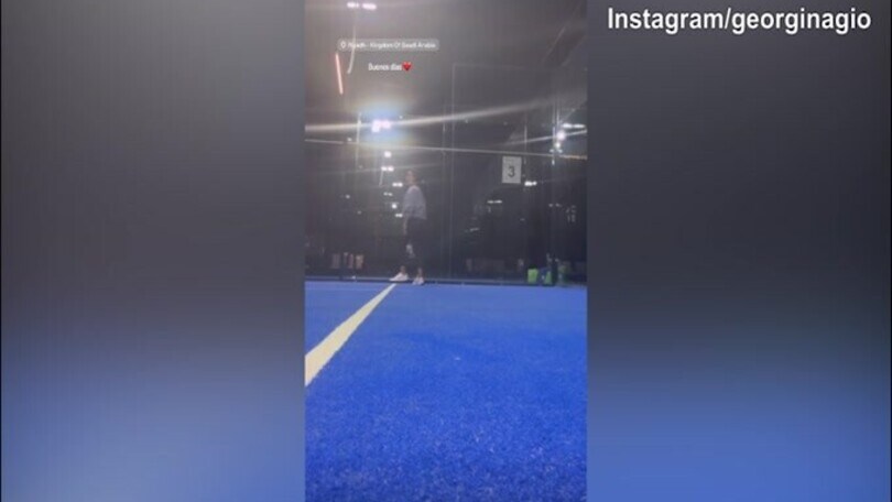 Mattinata dedicata al padel per Lady CR7