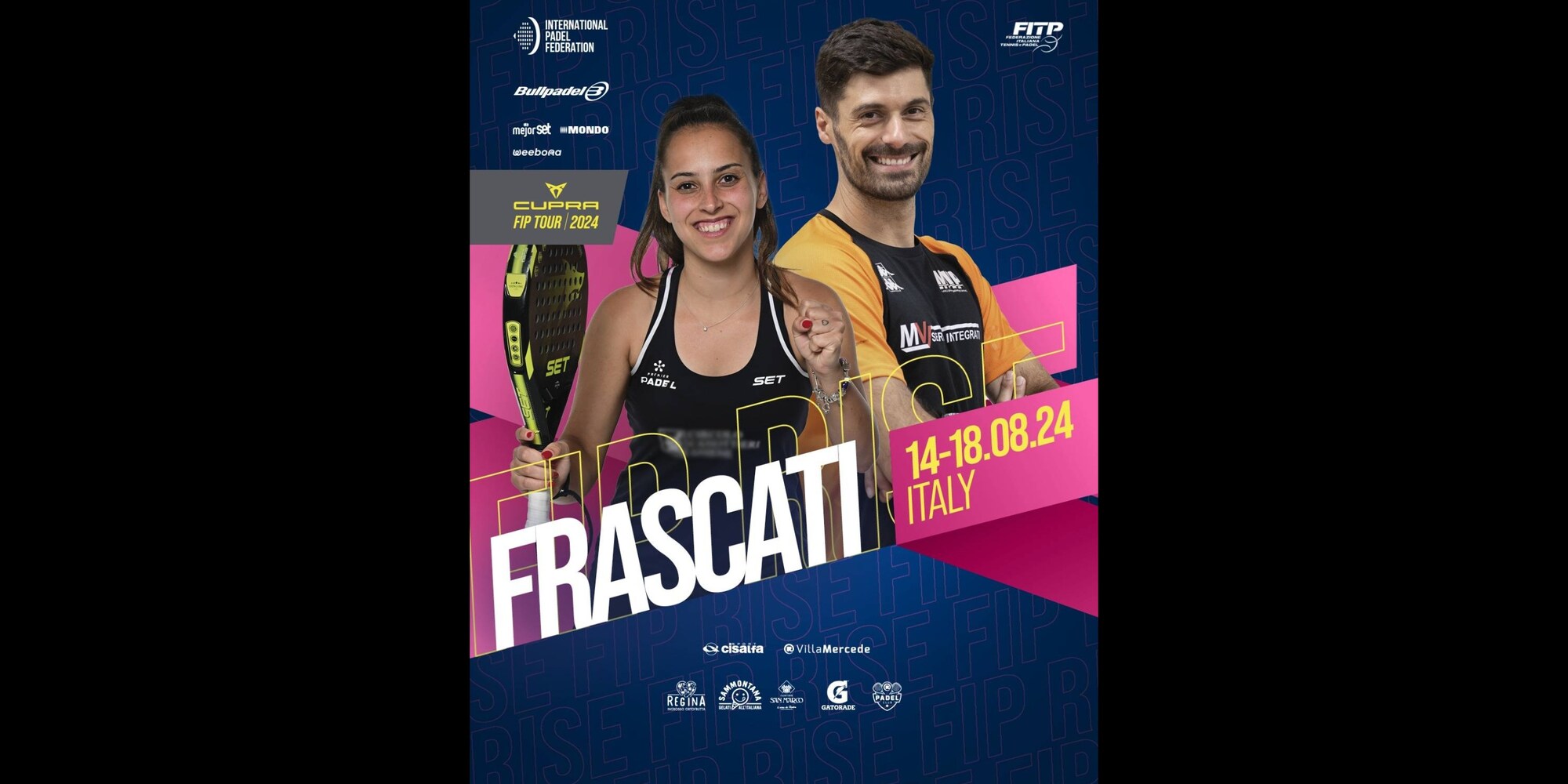 Torneo internazionale di padel, i migliori giocatori attesi a Frascati