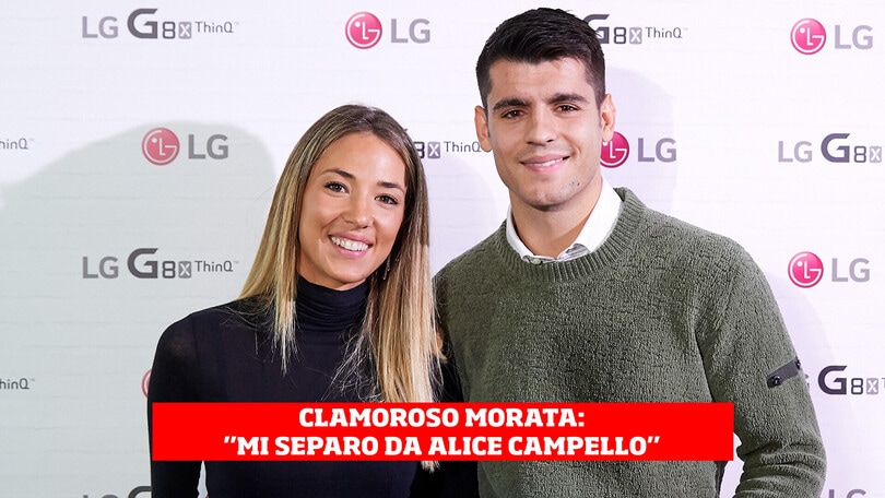 Morata shock: si separa da Alice Campello