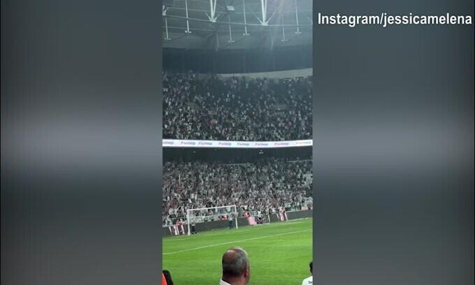 Besiktas, che atmosfera allo stadio