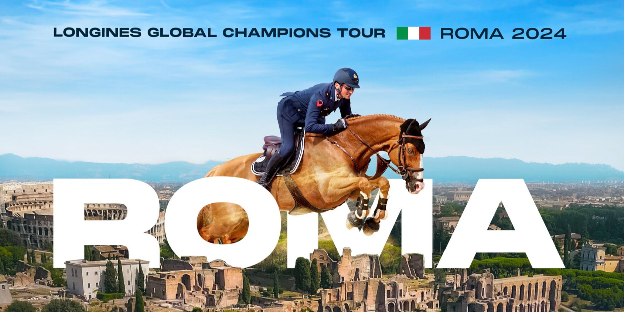 Al Circo Massimo si salta nella storia, dal 30 agosto al 1° settembre torna il Longines Global Champions Tour