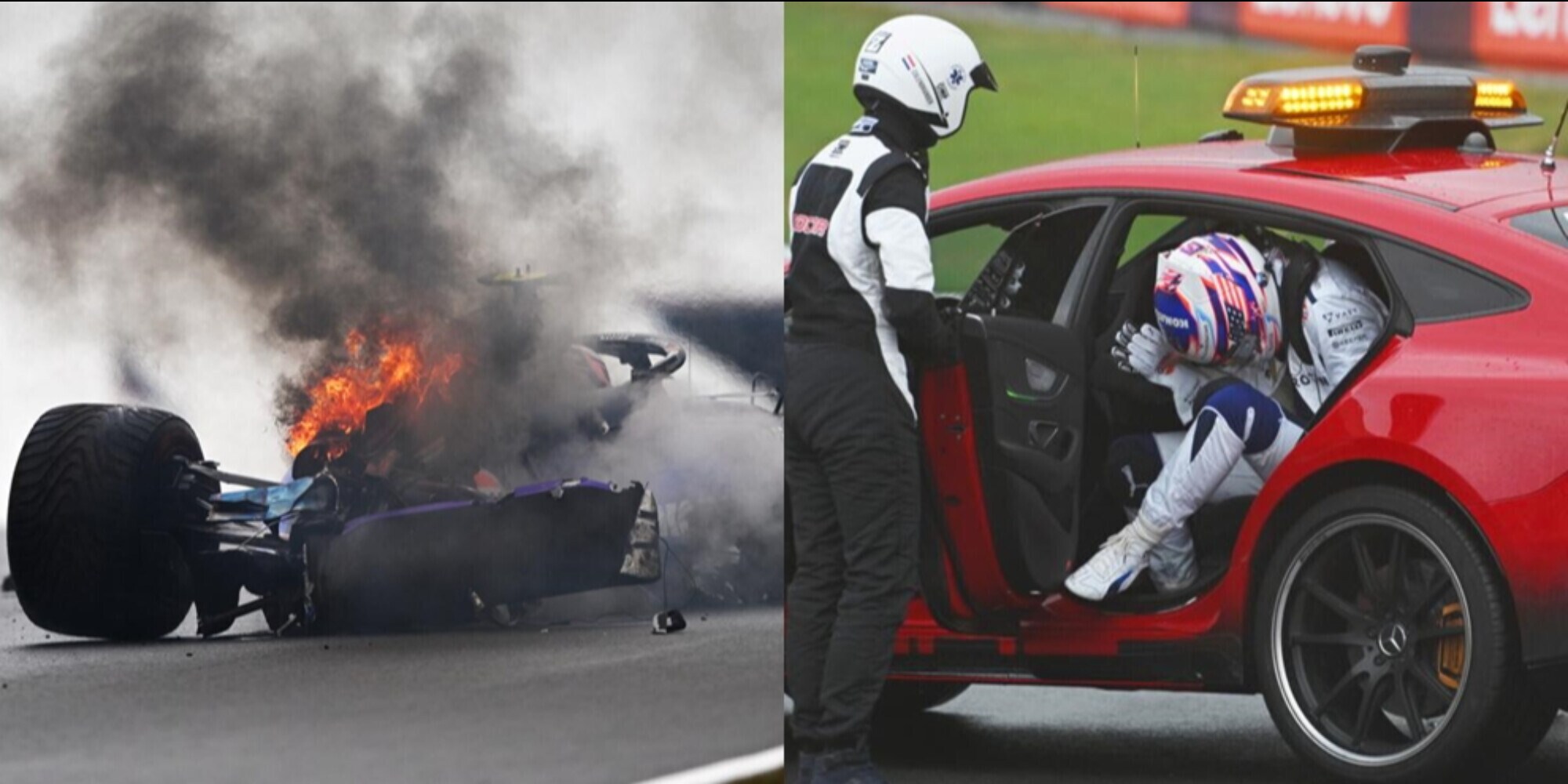 Gp Olanda, incidente shock per Sargeant: Williams in fiamme, cosa è sucesso